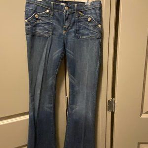 Rock & Republic medium wash flare jeans